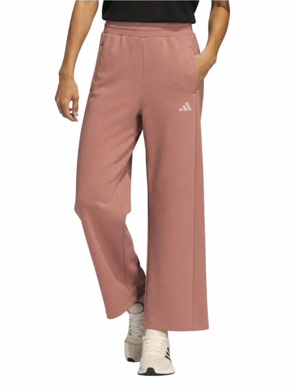 ADIDAS Dusty Rose High Waist Wide-Leg Sweatpants NWOT – Size L #56